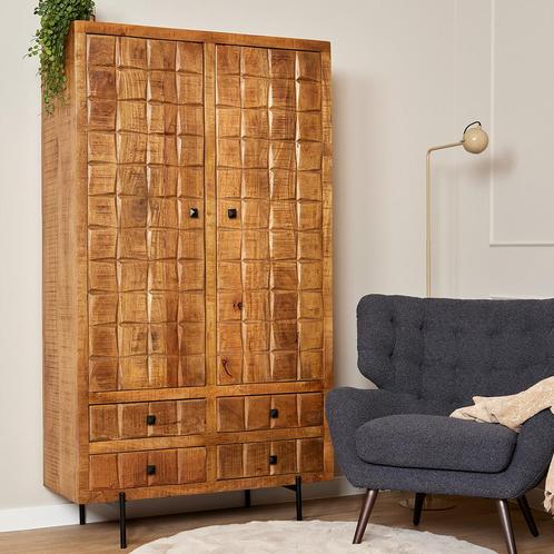*WOONWINKEL* Starfurn Brandy Kabinet Industrieel Van Mangoho, Huis en Inrichting, Kasten | Wandmeubels, Nieuw, Verzenden