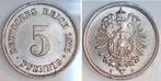 Duitsland 5 Pfennig 1875 G leichter Riffelrand, Lichterad..., Verzenden