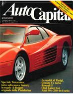 1984 AUTOCAPITAL MAGAZINE 10 ITALIAANS, Nieuw, Author