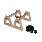 Houten opdrukstangen - XXL - 39x20x20 cm, Verzenden, Nieuw