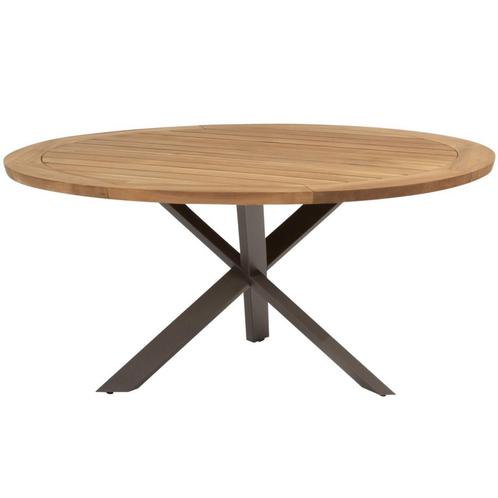 Prado dining tuintafel 160øx75 cm rond teak terre Taste 4SO, Tuin en Terras, Tuintafels, Nieuw, Teakhout, Ophalen of Verzenden