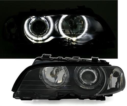 Xenon Look Koplampen met LED Angel Eyes voor BMW 3 Serie E46, Auto diversen, Tuning en Styling, Ophalen of Verzenden