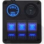 ProRide Schakelpaneel 12V voor Auto/Boot - USB/USB C Lader 2, Verzenden, Nieuw