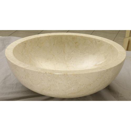 Waskom Imso Lavabo Tondo Levigato Beige Marmer 45x15cm, Doe-het-zelf en Verbouw, Sanitair, Overige typen, Nieuw, Ophalen of Verzenden