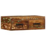 vidaXL Tv-meubel wandmontage 60x30x19 cm massief gerecycled, Huis en Inrichting, Woonaccessoires | Cd- en Dvd-rekken, Verzenden