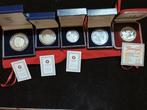Spanje. 5 Estuches 4 Medallas Proof Acuñaciones Ibéricas* &