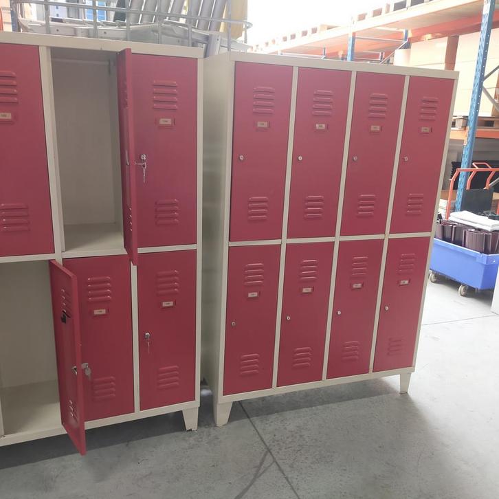 8-deurs kledinglocker - 185x123x50 cm, Huis en Inrichting, Kasten | Lockerkasten, Ophalen of Verzenden