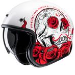 Hjc V31 Desto Wit Rood MC1 Jethelm, Motoren, Nieuw met kaartje, XXL, Heren, Verzenden