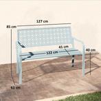 TRUUSK 2-zits Tuinbank, Weerbestendige Zitbank, Tuinmeubelen, Tuin en Terras, Verzenden, Nieuw