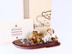 Steiff - Pop Teddybeer set met moterboot. - 1990-2000 -