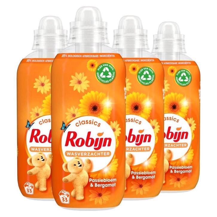 Robijn Classics Passiebloem & Bergamot Wasverzachter, Huis en Inrichting, Schoonmaakartikelen, Verzenden
