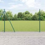 vidaXL Afrasteringspaal Groen 50 x 1,4 m (36 mm gaas) Staal, Tuin en Terras, Verzenden, Nieuw, IJzer