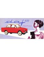 1960 DAF 600 VARIOMATIC BROCHURE NEDERLANDS, Boeken, Auto's | Folders en Tijdschriften, Nieuw, Author