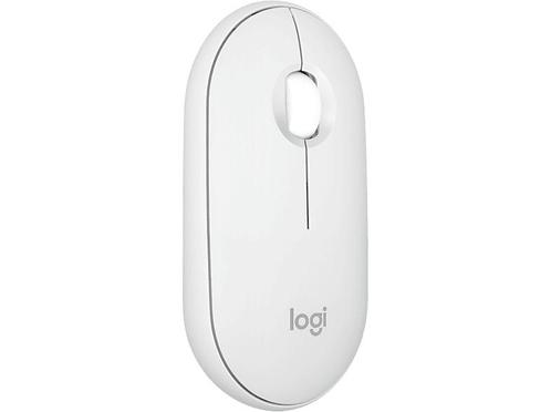 Logitech -  Pebble Mouse 2 M350s  - Wit, Computers en Software, Muizen, Rechtshandig, Draadloos, Nieuw, Muis, Verzenden