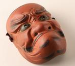 Noh masker - Hout - Kleine Demon (Zonder Minimumprijs), Antiek en Kunst
