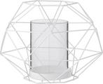 Bloomingville Graphic - Waxinelichthouder - Wit - h16 cm, Huis en Inrichting, Woonaccessoires | Overige, Verzenden, Nieuw