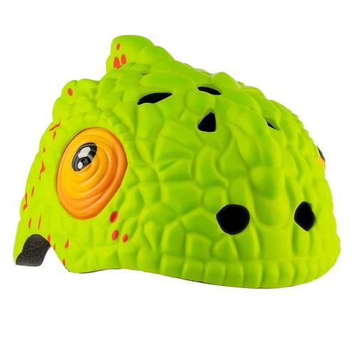 Crazy Safety Kinderhelm / Fietshelm Chameleon Green / Kamele, Fietsen en Brommers, Fietsaccessoires | Fietshelmen, Nieuw