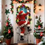 XL Kerstman Deurbanner – 90x180 cm, Verzenden, Nieuw