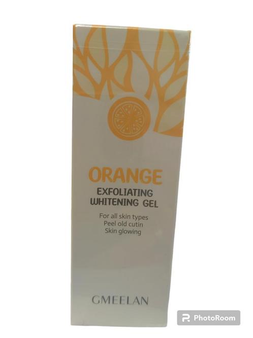 Gmeelan Orange Exfoliating Whitening Gel , 50 gram, Sieraden, Tassen en Uiterlijk, Beautycases, Ophalen of Verzenden