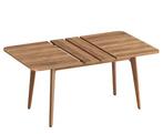 Uitschuifbare Eettafel – Massief Hout, 140 tot 180 cm, Huis en Inrichting, Tafels | Eettafels, Verzenden, Nieuw