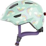 Abus Kinderhelm Smiley 3.0 maat M - Led Blue Rainbow, Ophalen of Verzenden, Gebruikt, Abus