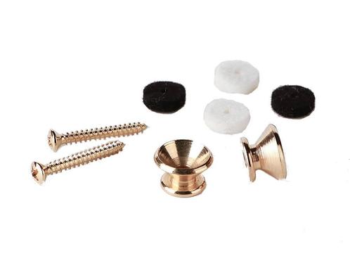 Fender Strap Buttons goud 2 stuks, Muziek en Instrumenten, Instrumenten | Onderdelen, Verzenden