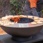 Vuurschaal BBQ - RedFire - Zwart - Met houtopslag, Ophalen of Verzenden, Nieuw