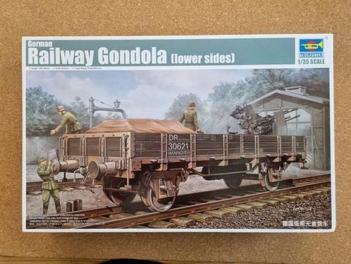Trumpeter 01518 Railway Gondola 1:35, Hobby en Vrije tijd, Modelbouw | Auto's en Voertuigen, Verzenden
