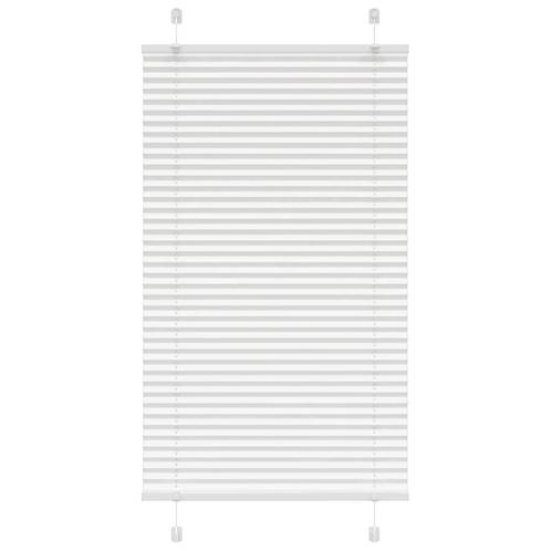 vidaXL Plissé rolgordijn 80x100 cm stofbreedte 79,4 cm, Huis en Inrichting, Stoffering | Gordijnen en Lamellen, Wit, Nieuw, Verzenden