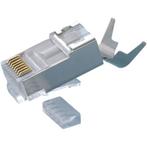 FTP stekker shielded Cat.6A RJ45 voor massieve aders zak 100, Doe-het-zelf en Verbouw, Elektra en Kabels, Ophalen of Verzenden