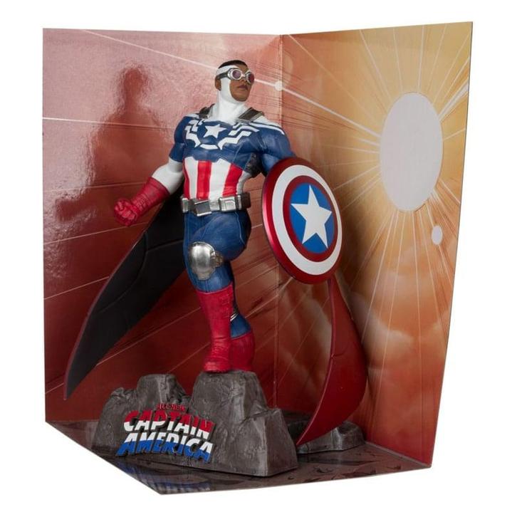 Marvel Collection PVC Statue 1/10 Captain America (All-Ne..., Verzamelen, Film en Tv, Zo goed als nieuw, Verzenden