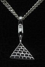 Zilveren Piramide Egypte hanger en/of bedel, Verzenden, Nieuw