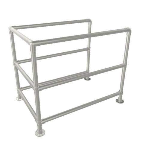 Steigerbuis Traphek Kranj | RVS 42.4 mm | Voet | DIY | Op Ma, Doe-het-zelf en Verbouw, Ladders en Trappen, Ophalen of Verzenden