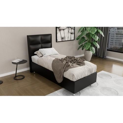 Compleet een persoons Boxspring met Koudschuim HR45 matras, Huis en Inrichting, Slaapkamer | Boxsprings, Wit, Nieuw, Eenpersoons