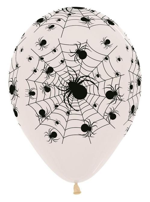 Ballonnen Spiderweb Crystal Clear 30cm 25st, Hobby en Vrije tijd, Feestartikelen, Nieuw, Verzenden
