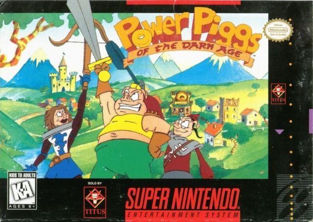Power Piggs of the Dark Age-Amerikaans (SNES) Gebruikt, Spelcomputers en Games, Games | Nintendo Super NES, Zo goed als nieuw