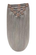 Remy Human Hair extensions straight 16 - zilver grijs SG, Sieraden, Tassen en Uiterlijk, Uiterlijk | Haarverzorging, Nieuw