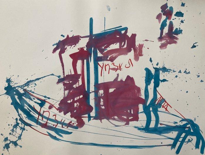 Anton Heyboer (1924-2005) - Boot (YM348) van Anton Heyboer, Antiek en Kunst, Kunst | Schilderijen | Modern