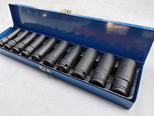 Veiling - Krachtdoppenset 10 delig 1/2, Doe-het-zelf en Verbouw, Gereedschap | Handgereedschap, Nieuw
