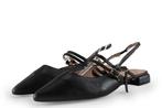Manfield Slingbacks in maat 40 Zwart | 10% korting, Verzenden, Zwart, Zo goed als nieuw, Manfield