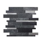 Zelfklevende Steenstrip Tegelstrook Antraciet, Doe-het-zelf en Verbouw, Tegels, Nieuw