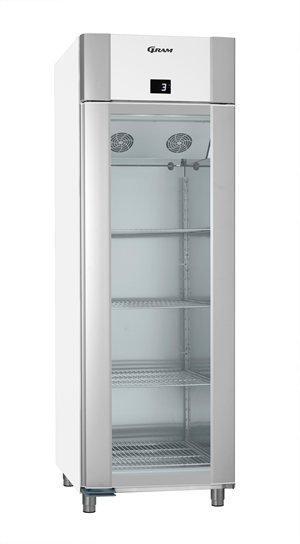 Wit/RVS koelkast met enkele glazen deur | 2/1 GN | 610 Liter, Zakelijke goederen, Horeca | Keukenapparatuur, Verzenden