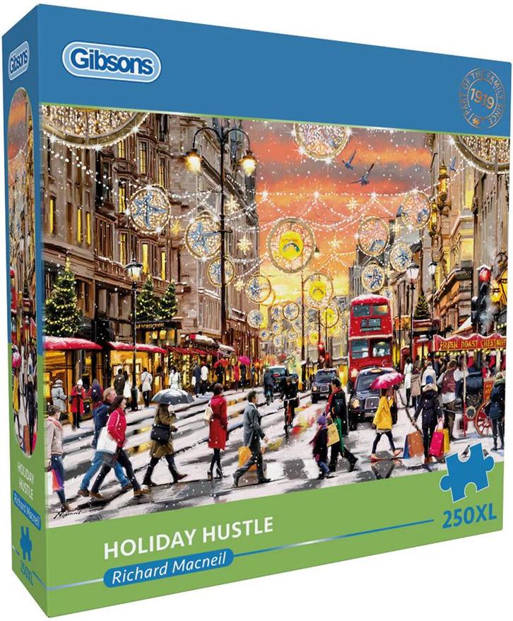 Richard Macneil - Holiday Hustle Puzzel (250XL stukjes) |, Hobby en Vrije tijd, Denksport en Puzzels, Nieuw, Verzenden