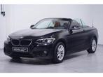 BMW 218I Cabrio 2017 High EXE Navi Leder NAP va € 264/mnd, Keurmerk '100% Onderhouden', Achterwielaandrijving, Gebruikt, Euro 6