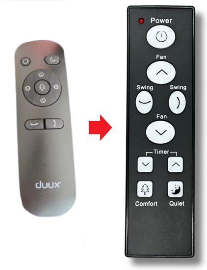 Duux Whisper Flex (Smart) afstandsbediening, Audio, Tv en Foto, Afstandsbedieningen, Verzenden