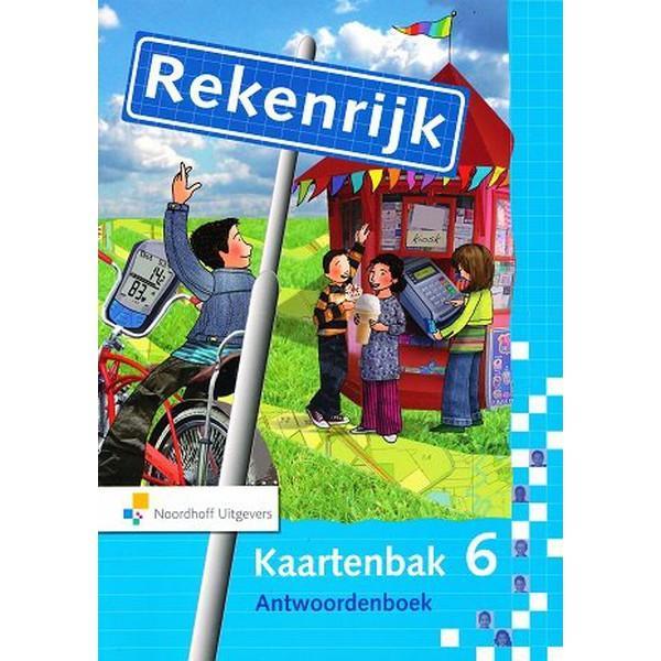 Rekenrijk versie 3 Antwoordenboek Kaartenbak groep 6, Boeken, Schoolboeken, Nieuw, Verzenden
