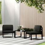 vidaXL Salontafel aluminium antraciet, Verzenden, Nieuw, Overige materialen