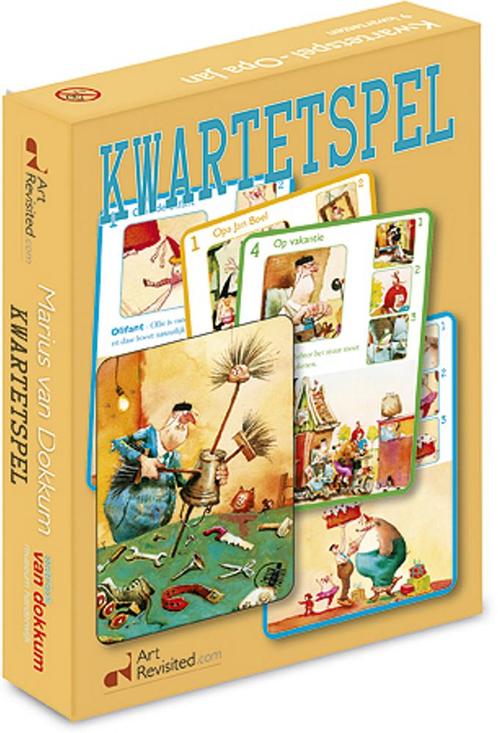Kwartetspel XL - Opa Jan | Art Revisited - Kaartspellen, Hobby en Vrije tijd, Gezelschapsspellen | Kaartspellen, Nieuw, Verzenden