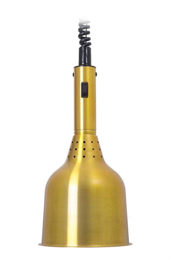 GGM Gastro | Warmtelamp - 250 Watt - Ø 180 mm - Messing |, Huis en Inrichting, Keuken | Bestek, Nieuw, Verzenden