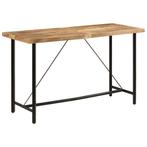 vidaXL Bartafel 180x70x107 cm massief mangohout en ijzer, Huis en Inrichting, Tafels | Eettafels, Verzenden, Nieuw